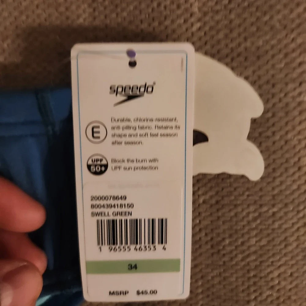 Speedo Men's Size 34 Swell Green One Brief NWT